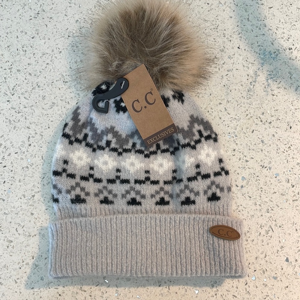 C. C Beanie